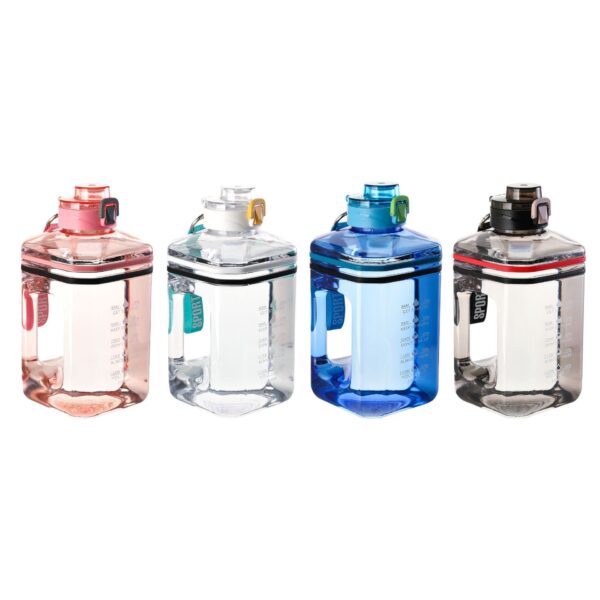 Giant Hydration Bottle – Square Shape with Calibrated Scale & Reminders - Image 4