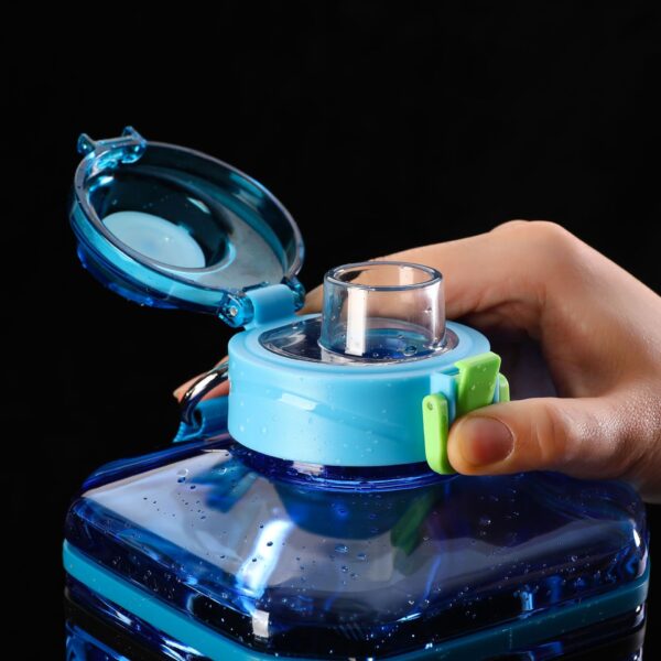 Giant Hydration Bottle – Square Shape with Calibrated Scale & Reminders - Image 8