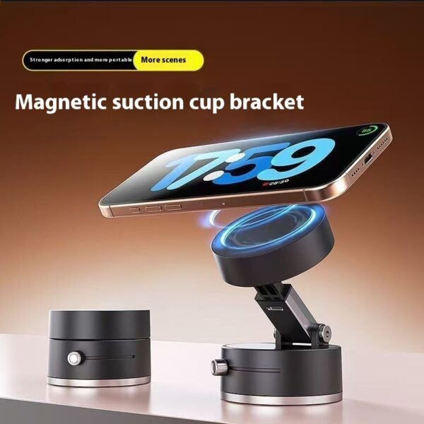 Vacuum Magnetic Suction Type Phone Bracket - Image 3