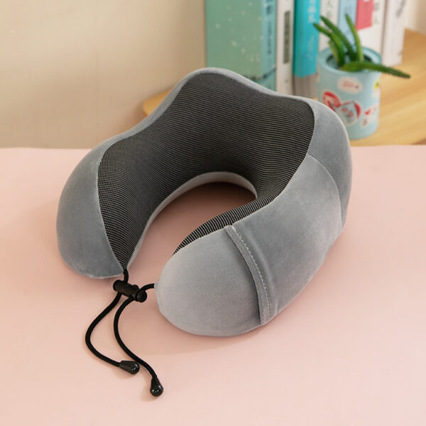 U-shape Pillow Travel Pillow Of Memory Foam Neck Pillow Siesta Neck Pillow Neck Pillow Magnetic Cloth U-shaped Pillow - Image 6