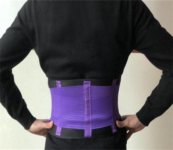 Waist Trimmer Belt Body Shaper Abdominal Trainer Weight Loss Fat Burning Straps - Image 4