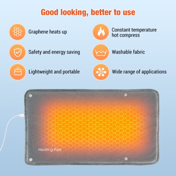 Rechargeable Graphene Quick Heating Heating Pad - Image 8