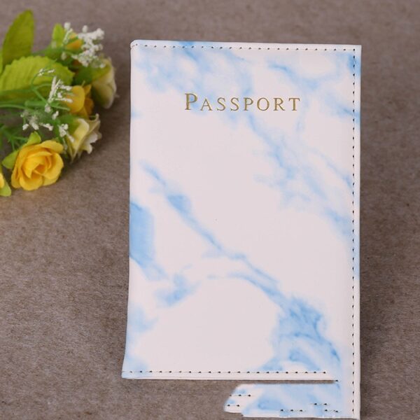 Ticket Clip Marbling Passport Cover - Image 4