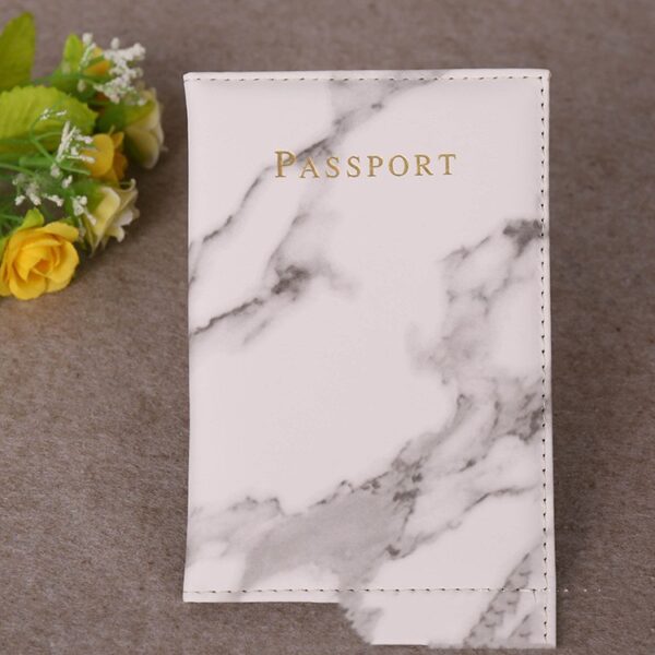 Ticket Clip Marbling Passport Cover - Image 6