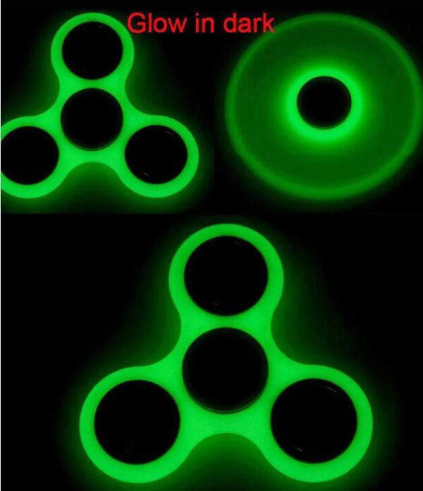 Glow In Dark Tri-Spinner Fidget Toy - Image 4