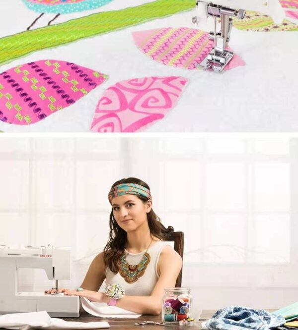 Automatic Multi-function Household Foot Pedal Sewing Machine Desktop With Overlock - Image 5