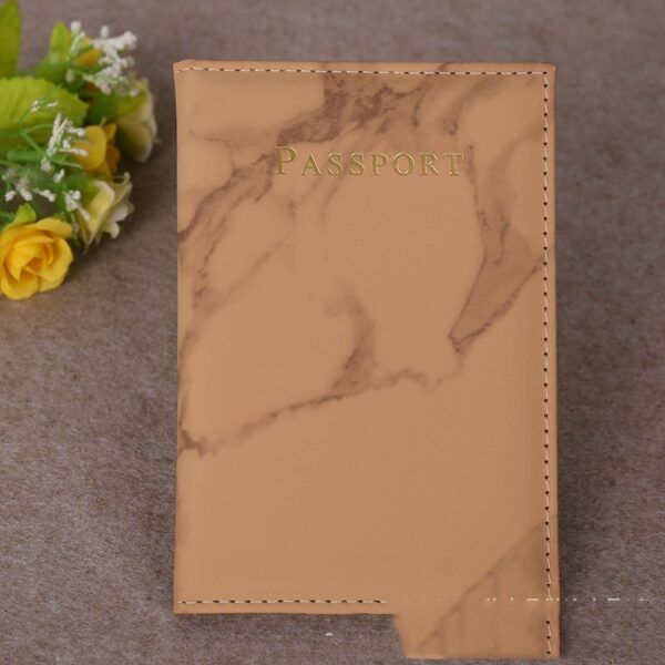 Ticket Clip Marbling Passport Cover - Image 10