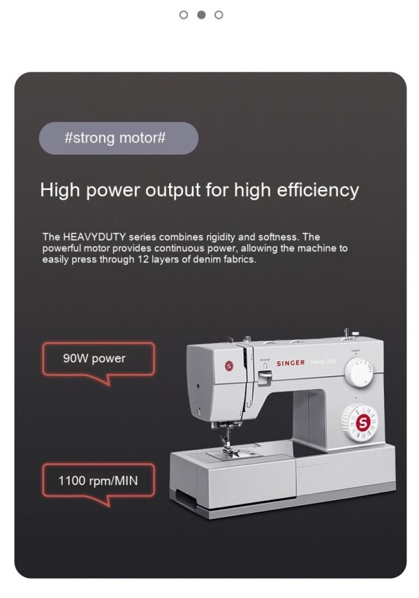 Desktop Domestic Multifunctional Sewing Machine Electric Eat Thick Strong With Overlock - Image 6