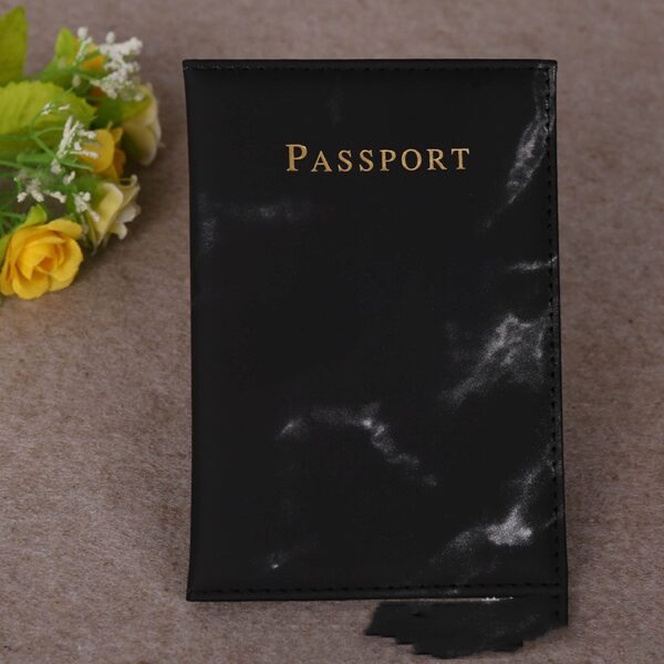 Ticket Clip Marbling Passport Cover - Image 2