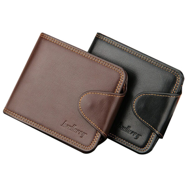 Casual Men's Horizontal Zipper Buckle Wallet - Image 6