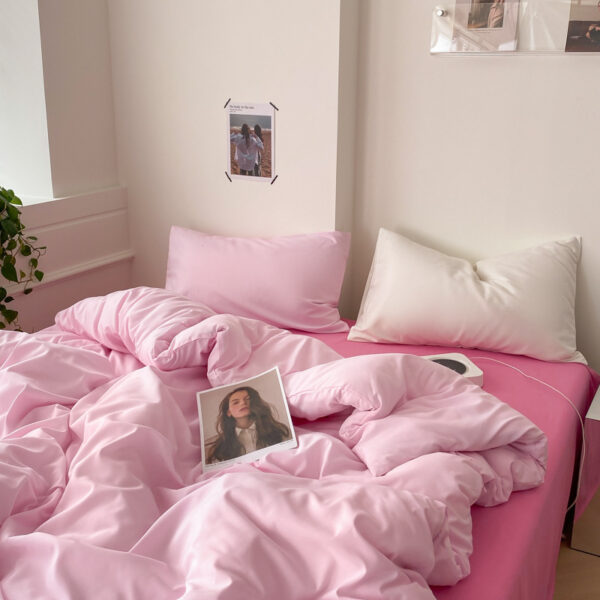 Four-piece Cotton Bed Sheet Duvet Cover Duvet Cover Bedding - Image 2