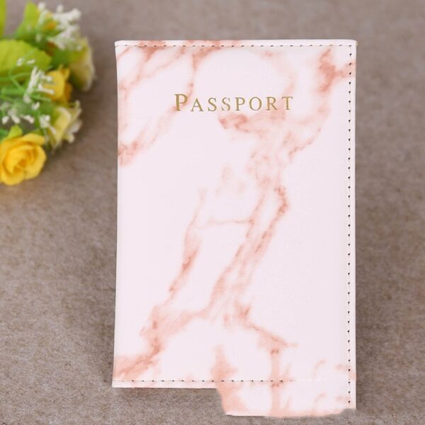 Ticket Clip Marbling Passport Cover - Image 7