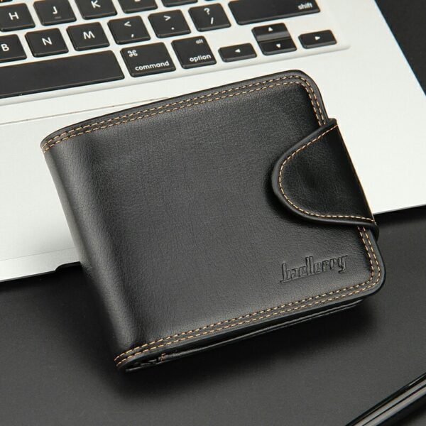 Casual Men's Horizontal Zipper Buckle Wallet - Image 3