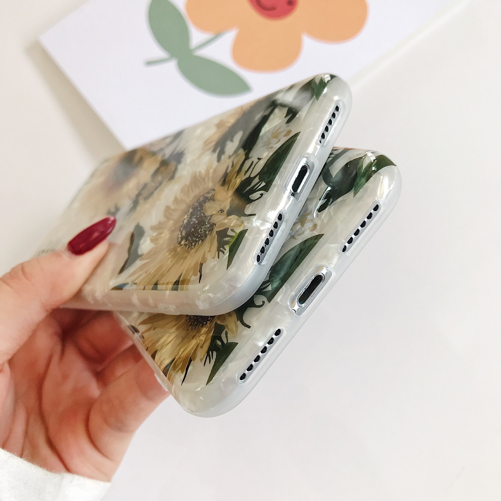 Sunflower Shell Pattern Phone Case Soft Case - Image 5