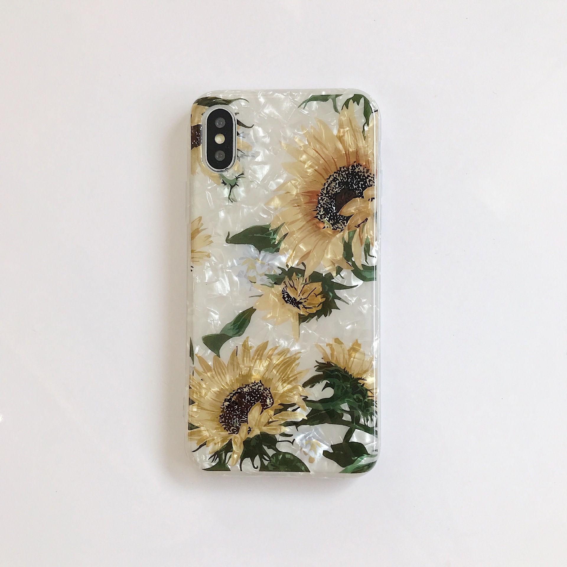 Sunflower Shell Pattern Phone Case Soft Case