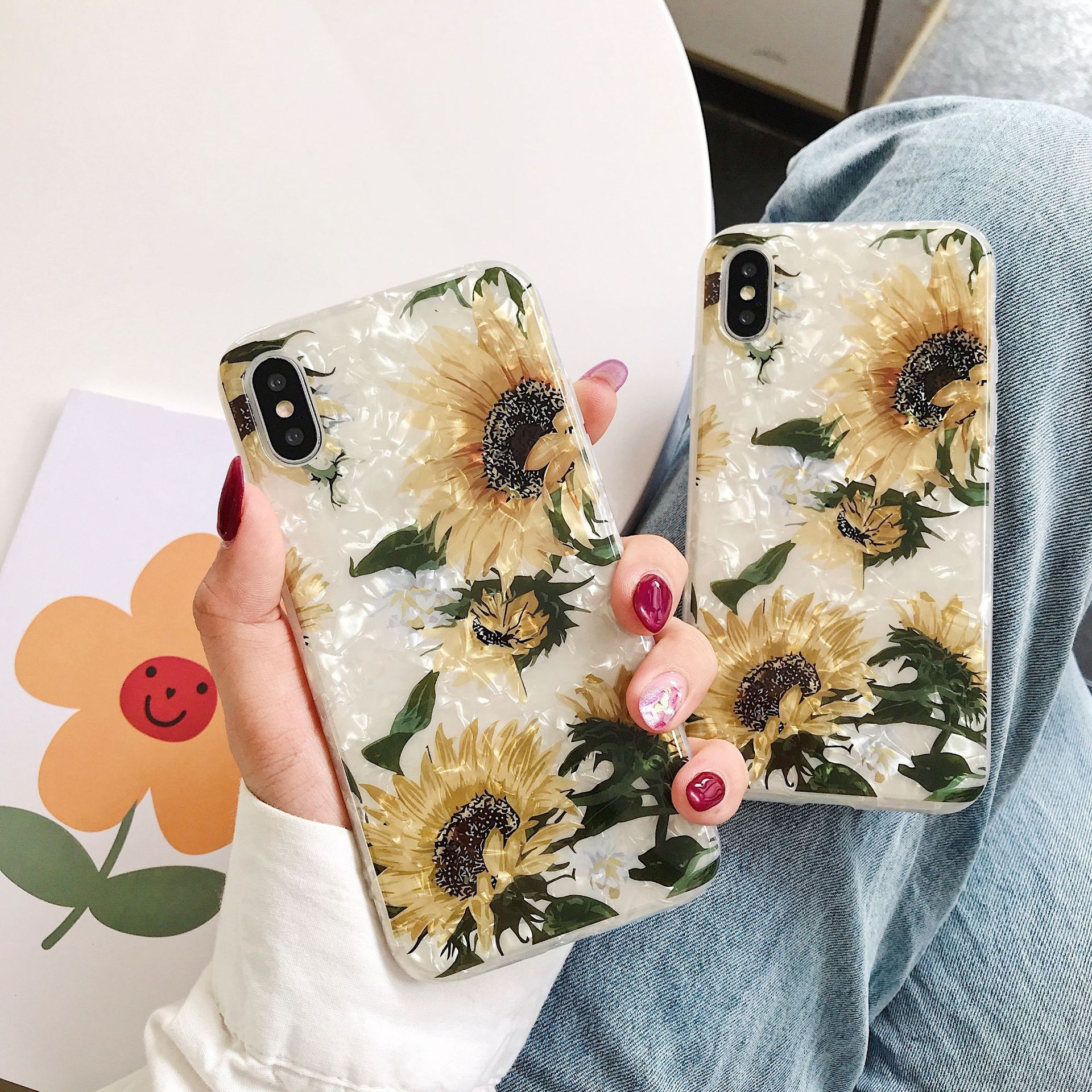 Sunflower Shell Pattern Phone Case Soft Case - Image 3