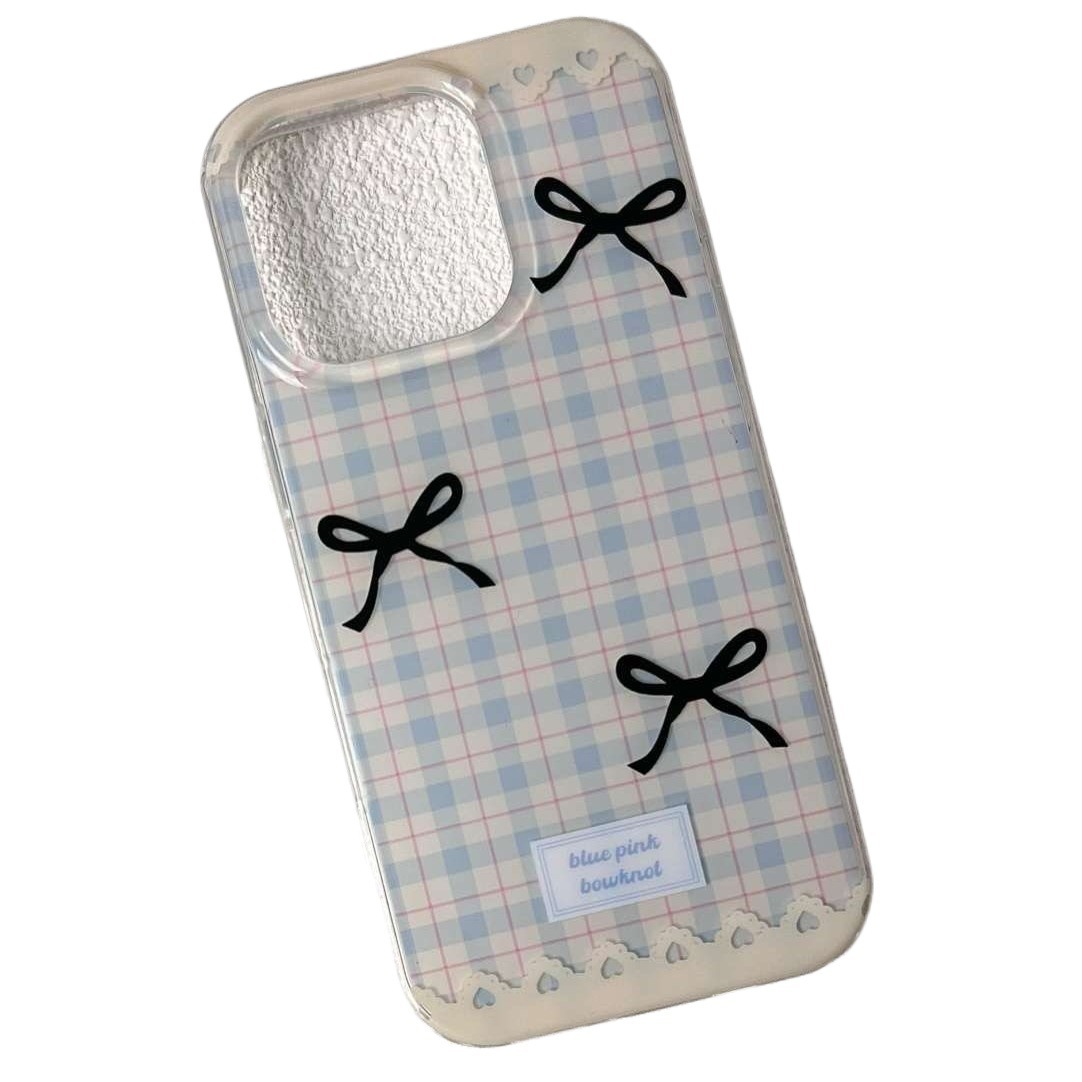New Plaid Bow Phone Case Protective Case - Image 4