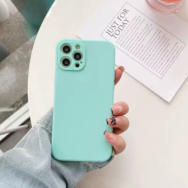 Straight Edge Liquid Silicone Protective Sleeve Phone Case - Image 2