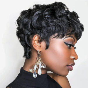 Wig Short Curly Layered Shorts Wig