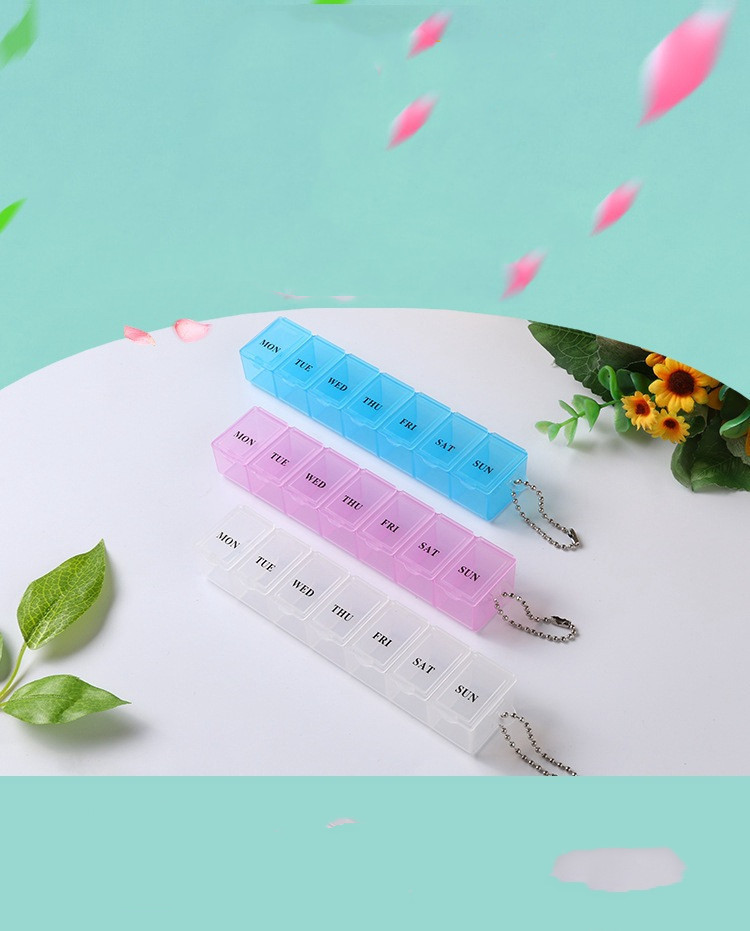 Large-Capacity Compartmentalized Travel Pill Box - Image 4