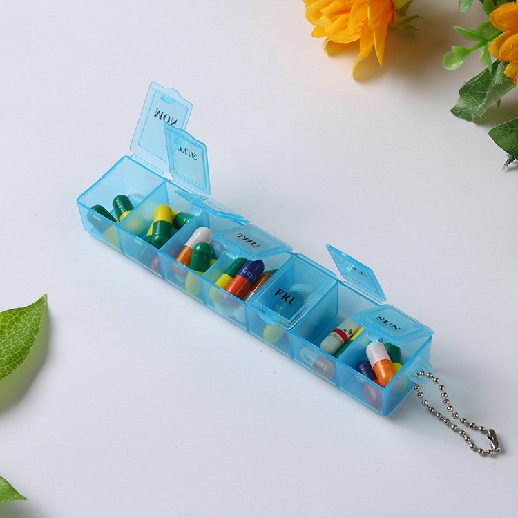Large-Capacity Compartmentalized Travel Pill Box - Image 2