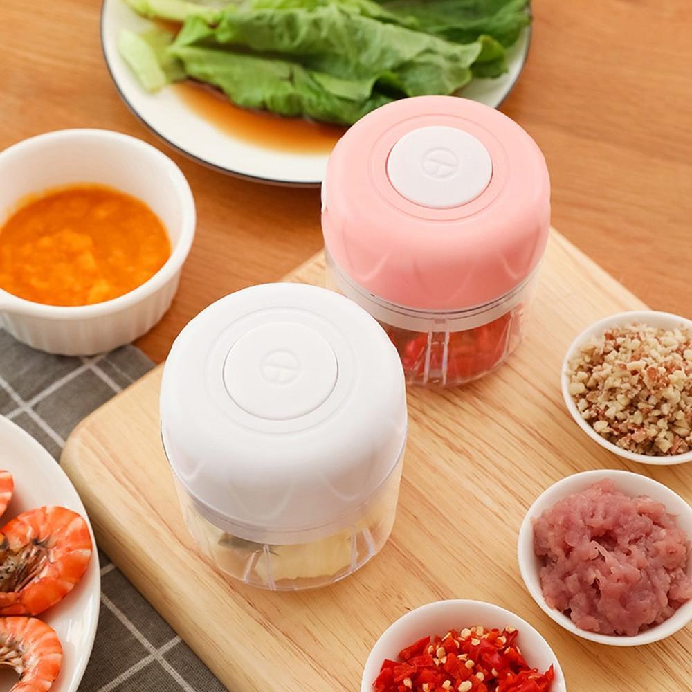 Electric Garlic Masher Wireless Home Meat Grinder Baby Food Machine Kitchen Blender - Image 3